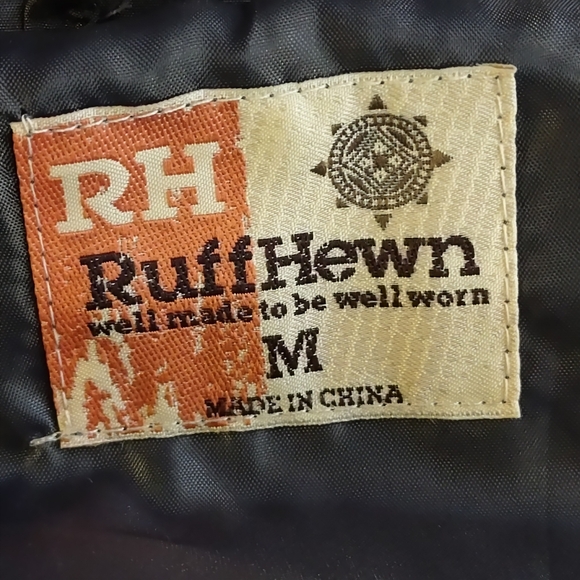 Ruff Hewn Faux Fur Puffer Vest Women’s Size M Gray Full Zip Togg Button Quilted - Picture 8 of 9